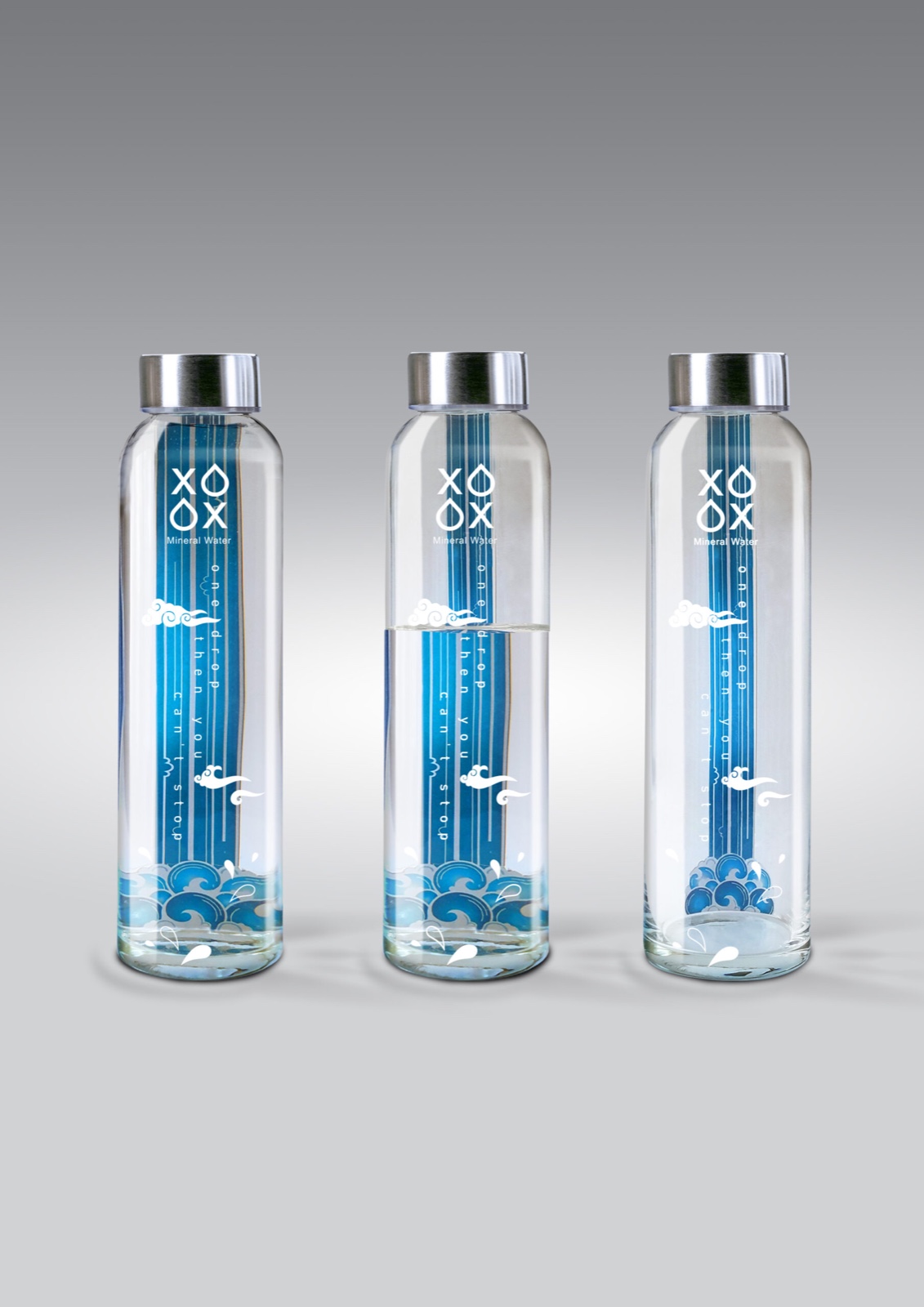 國際包裝設計分享：XO mineral 水包裝設計欣賞