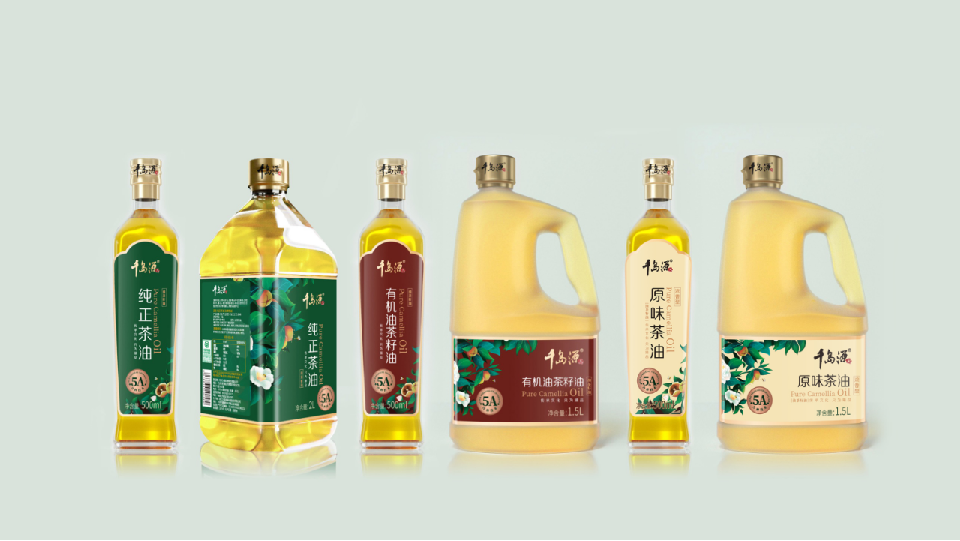 千島源茶油包裝設計